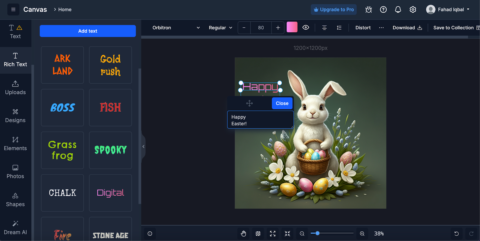 create-easter-greeting-cards-with-mydesigns-dream-ai