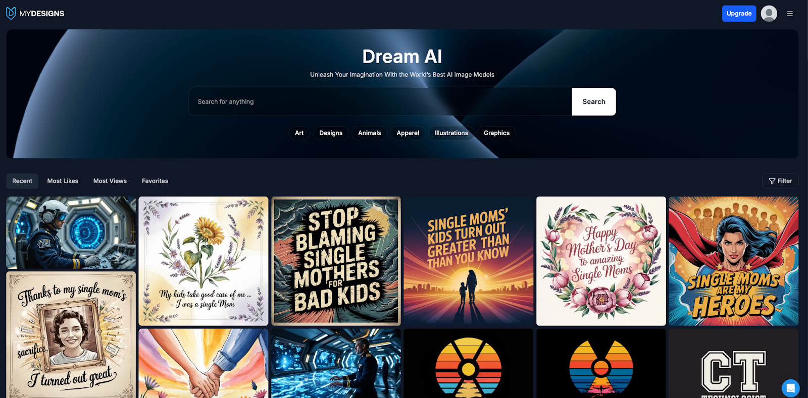 Explore the MyDesigns Dream Library