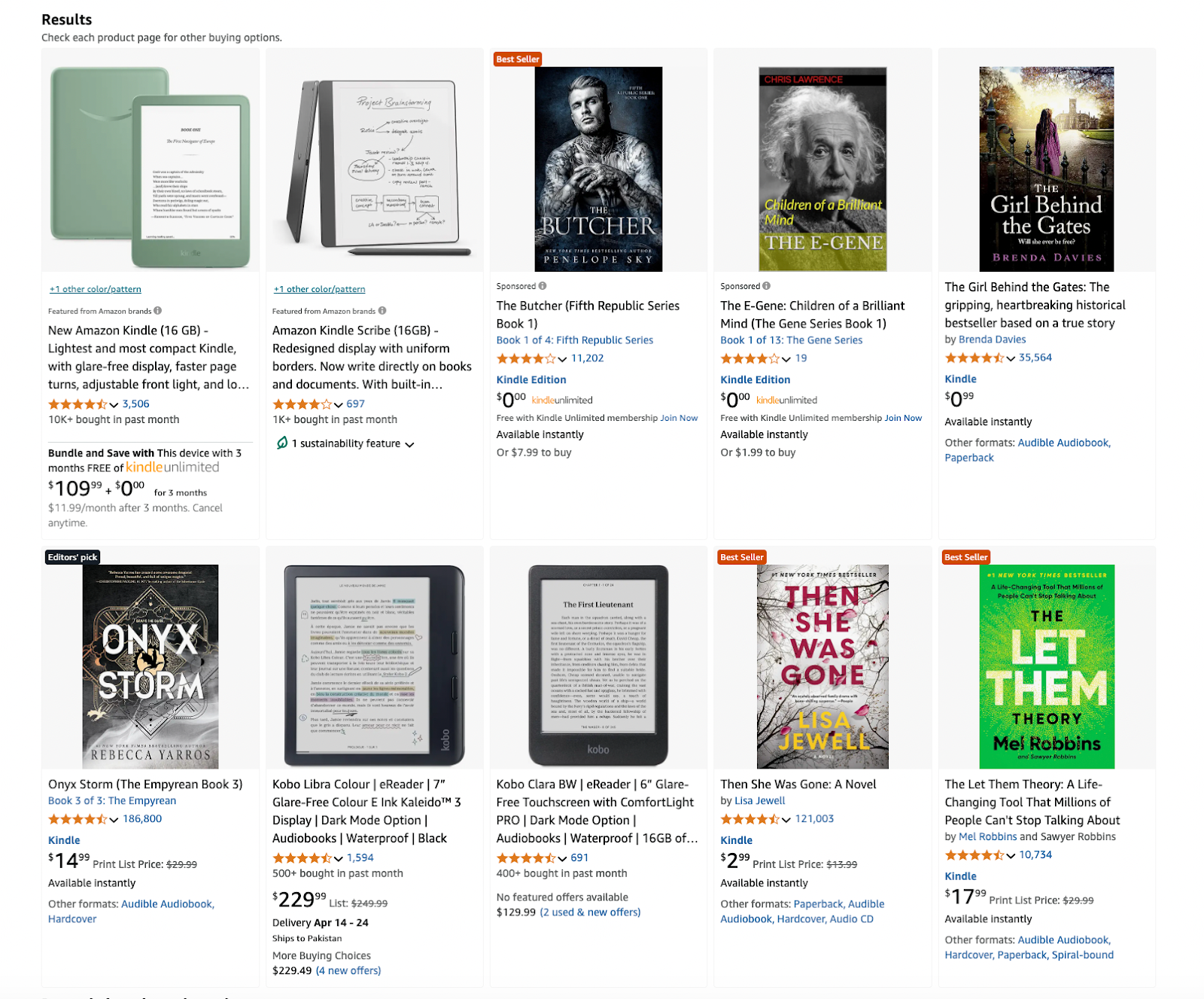 E-books and Written Content