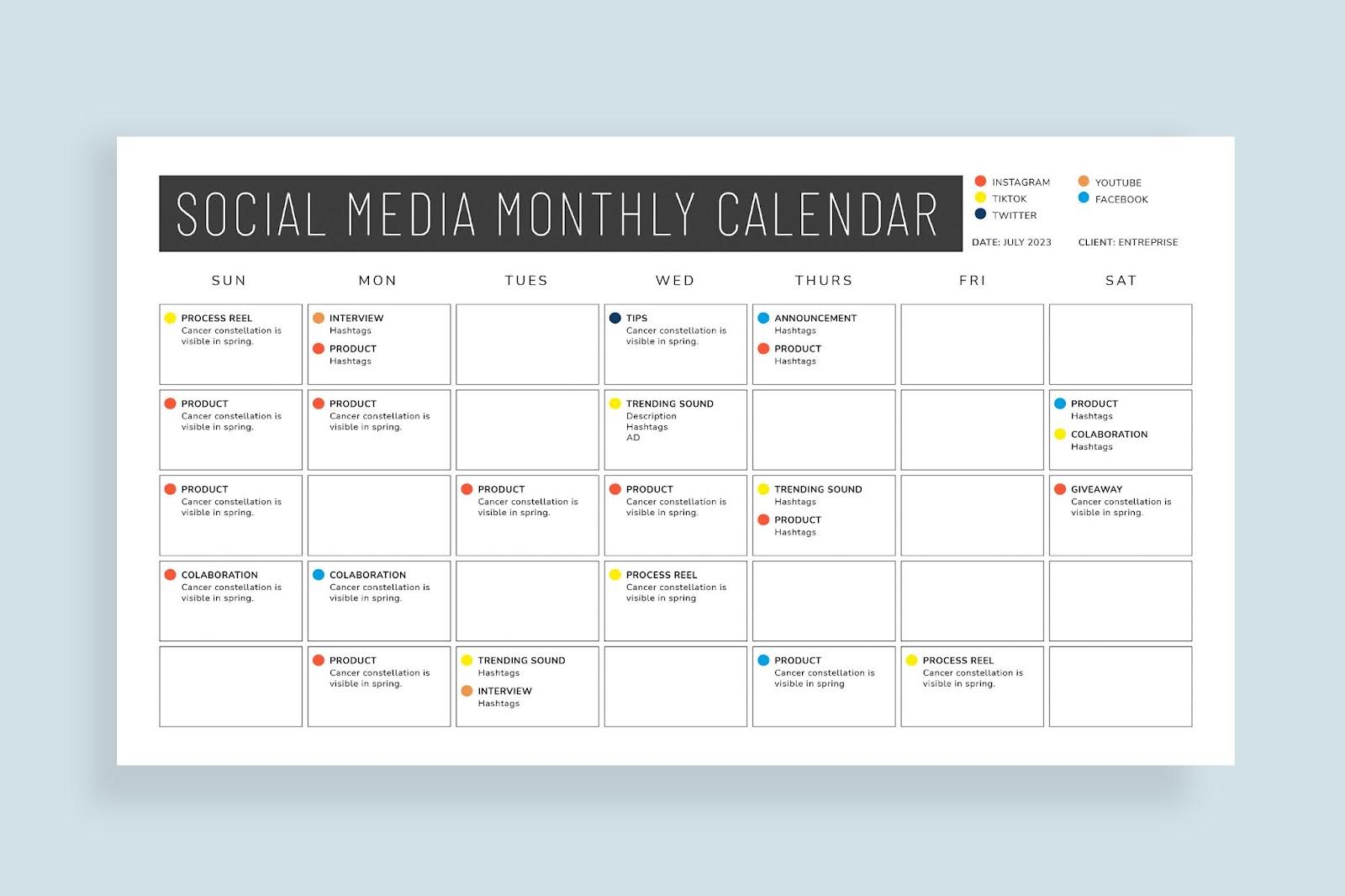 Build a Content Calendar