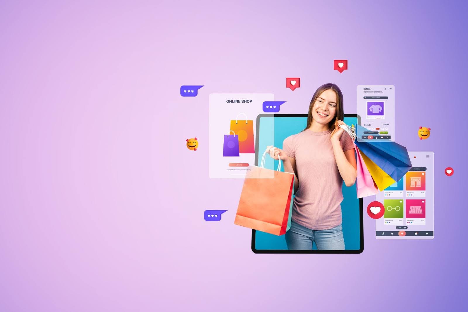 Enable Shopping and Contact Options