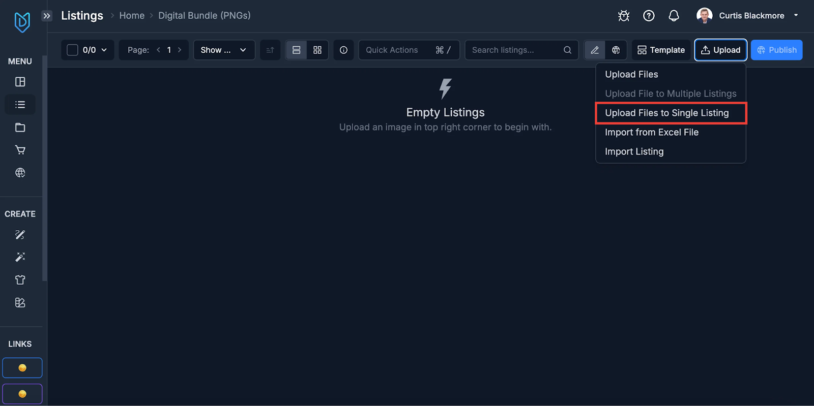 Upload Files to MyDesigns