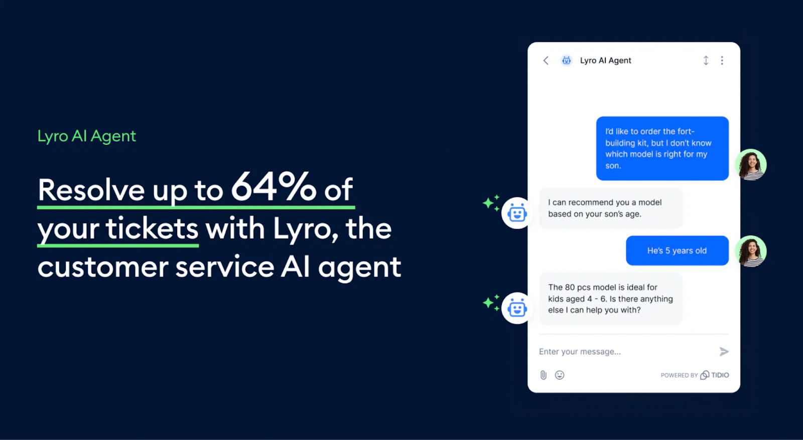 Tidio – Live Chat & Chatbots