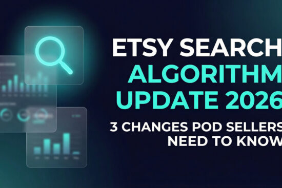 Etsy search algorithm update 2026 - 3 changes POD sellers need to know