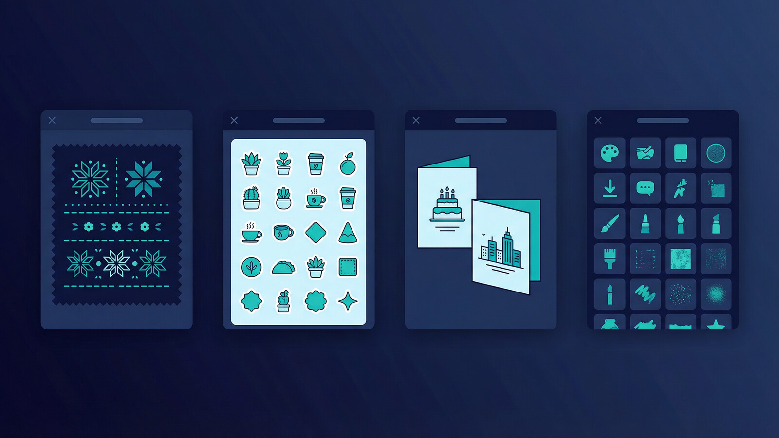 niche digital products etsy 2026 emerging trends illustration dark navy