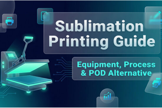 sublimation printing guide equipment process and POD alternative