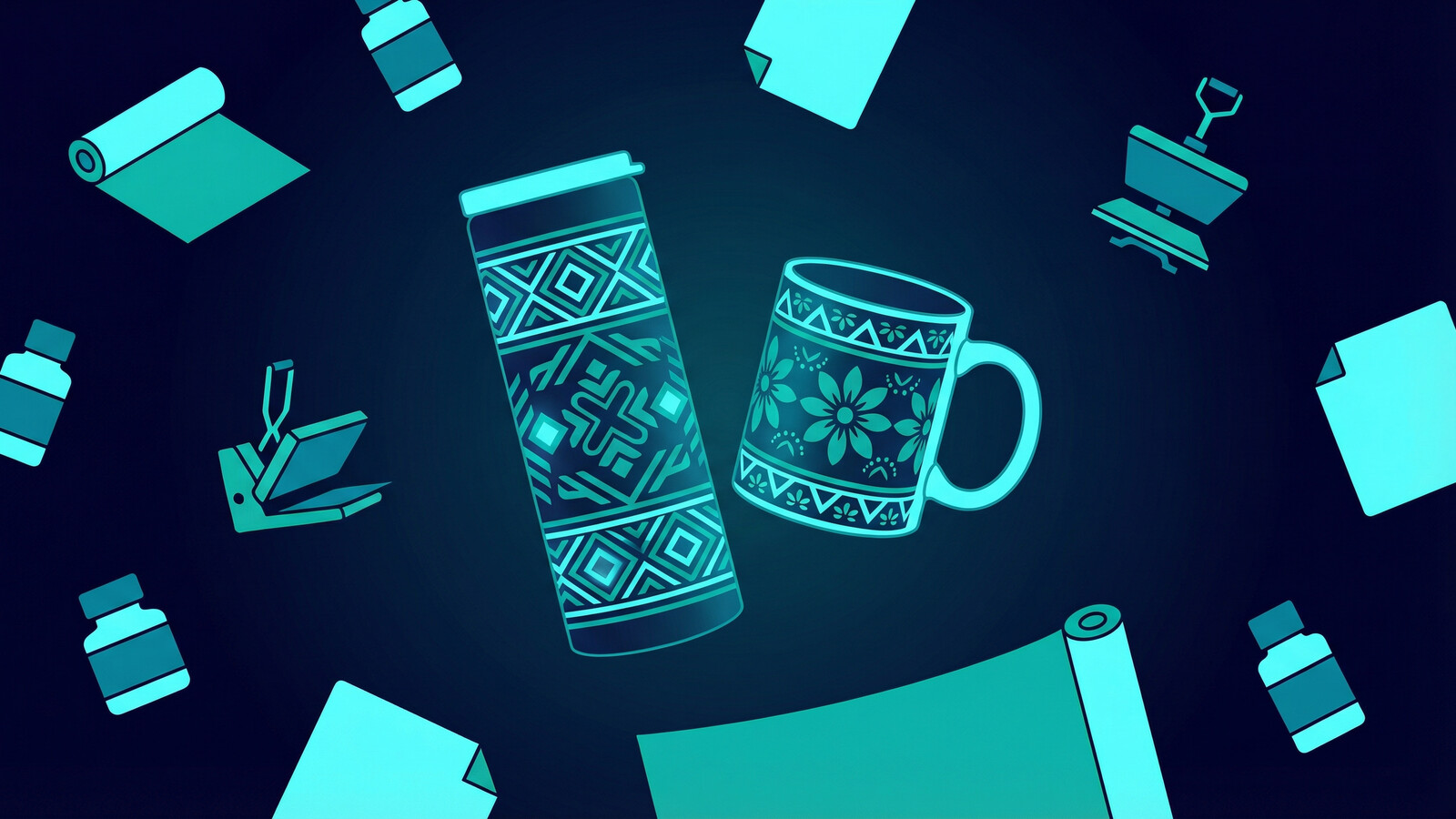 tumbler wrap mug wrap digital products etsy sublimation designs illustration