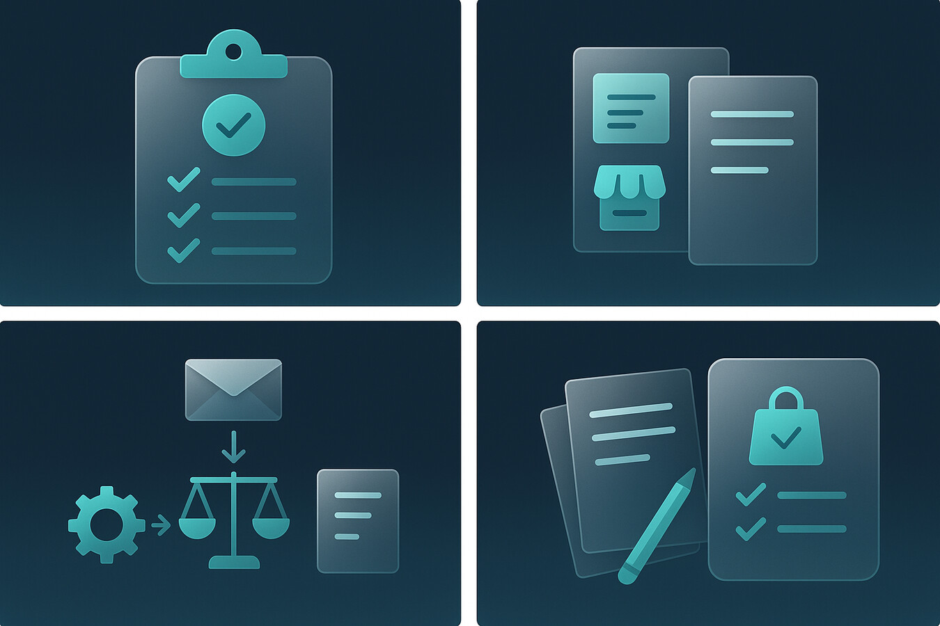 Business license checklist for Etsy sellers illustration