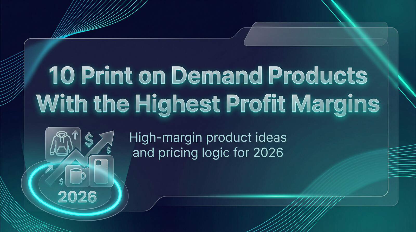 most profitable print on demand products blog featured image