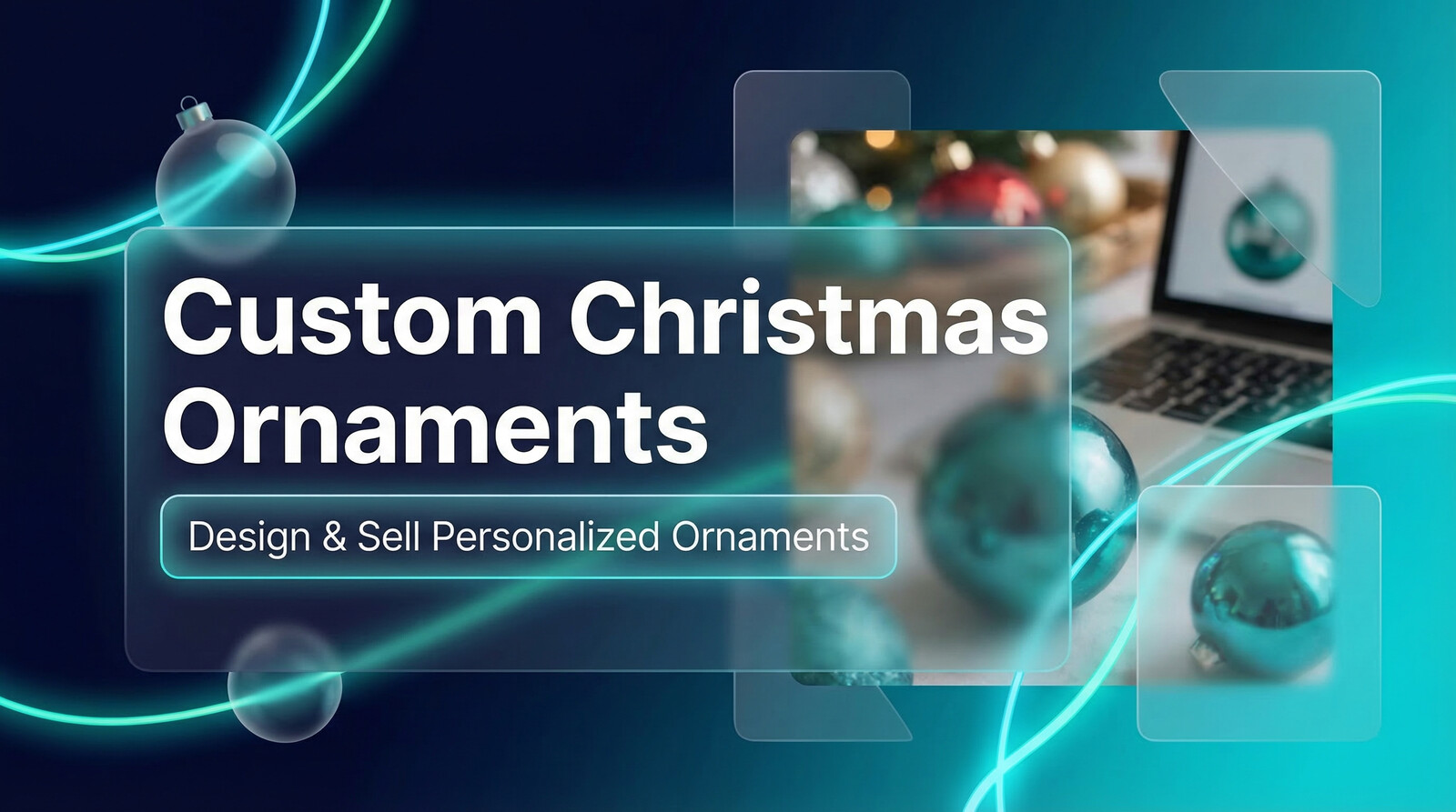 custom christmas ornaments featured image