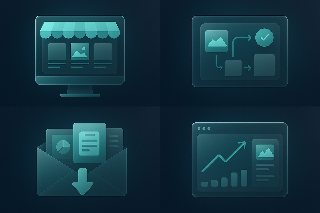 Etsy listing optimization workflow for digital downloads illustration