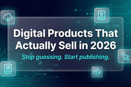 Digital products that actually sell in 2026 blog cover