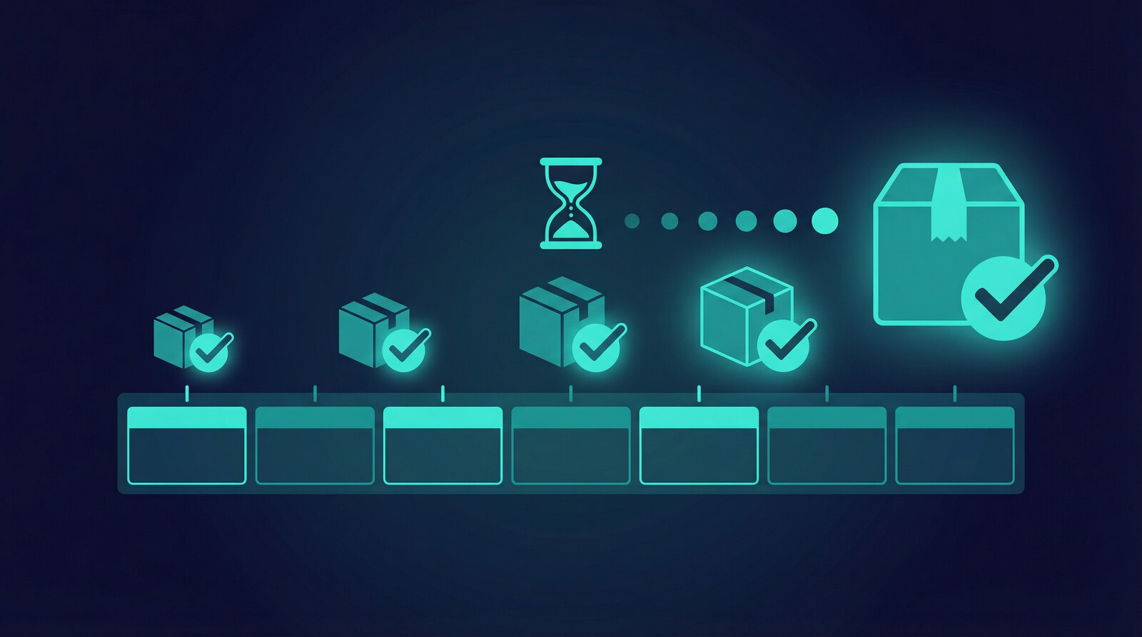 Print on demand shipping timeline for Easter showing production and delivery days countdown