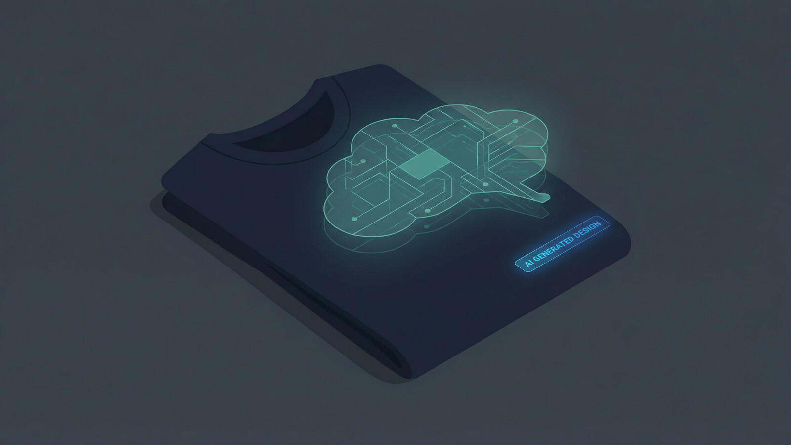 print on demand t-shirt AI generated transparent design dream ai image generator workflow