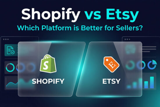 Shopify vs Etsy platform comparison guide for sellers 2026