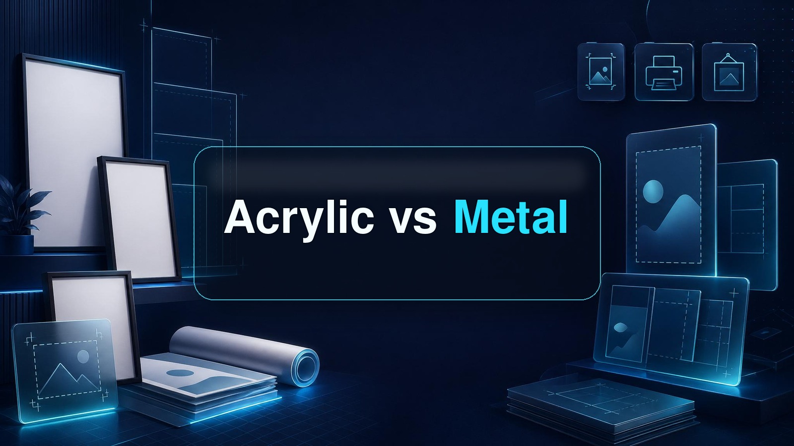 Acrylic vs Metal Prints MyDesigns rich blog cover