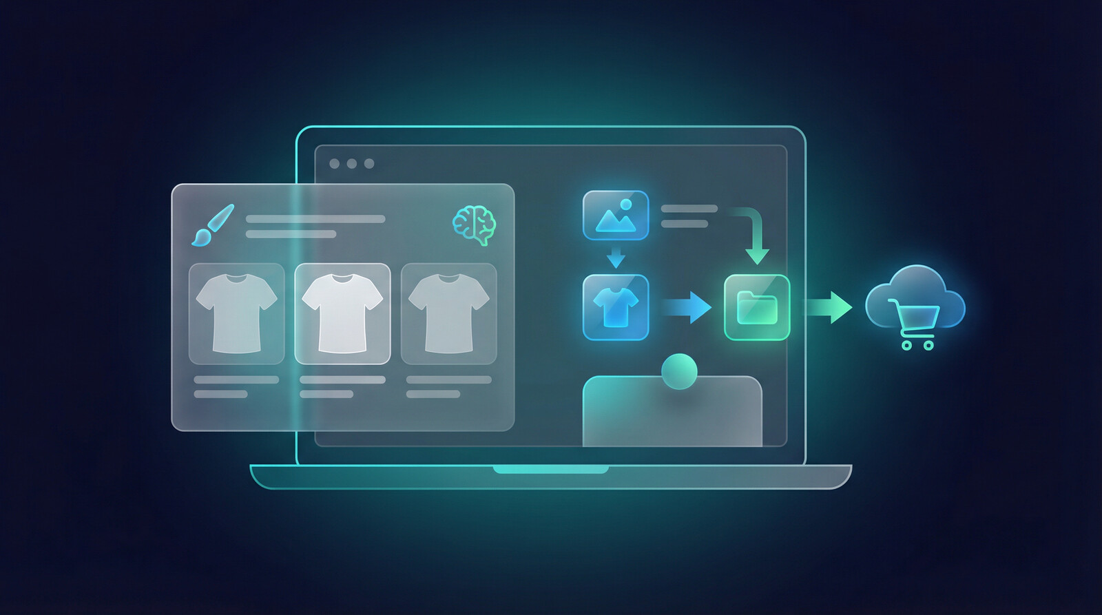 AI t-shirt design generator workflow for print on demand sellers