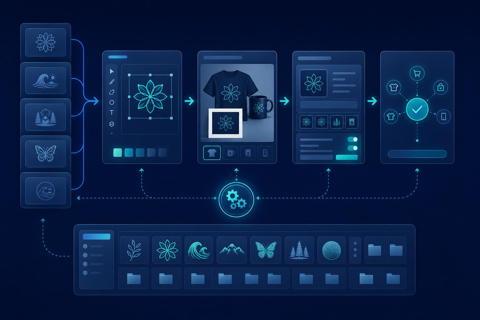 MyDesigns workflow for SVG files for Cricut listings