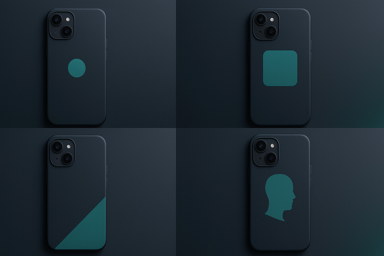 minimal custom iPhone cases design concepts for ecommerce sellers