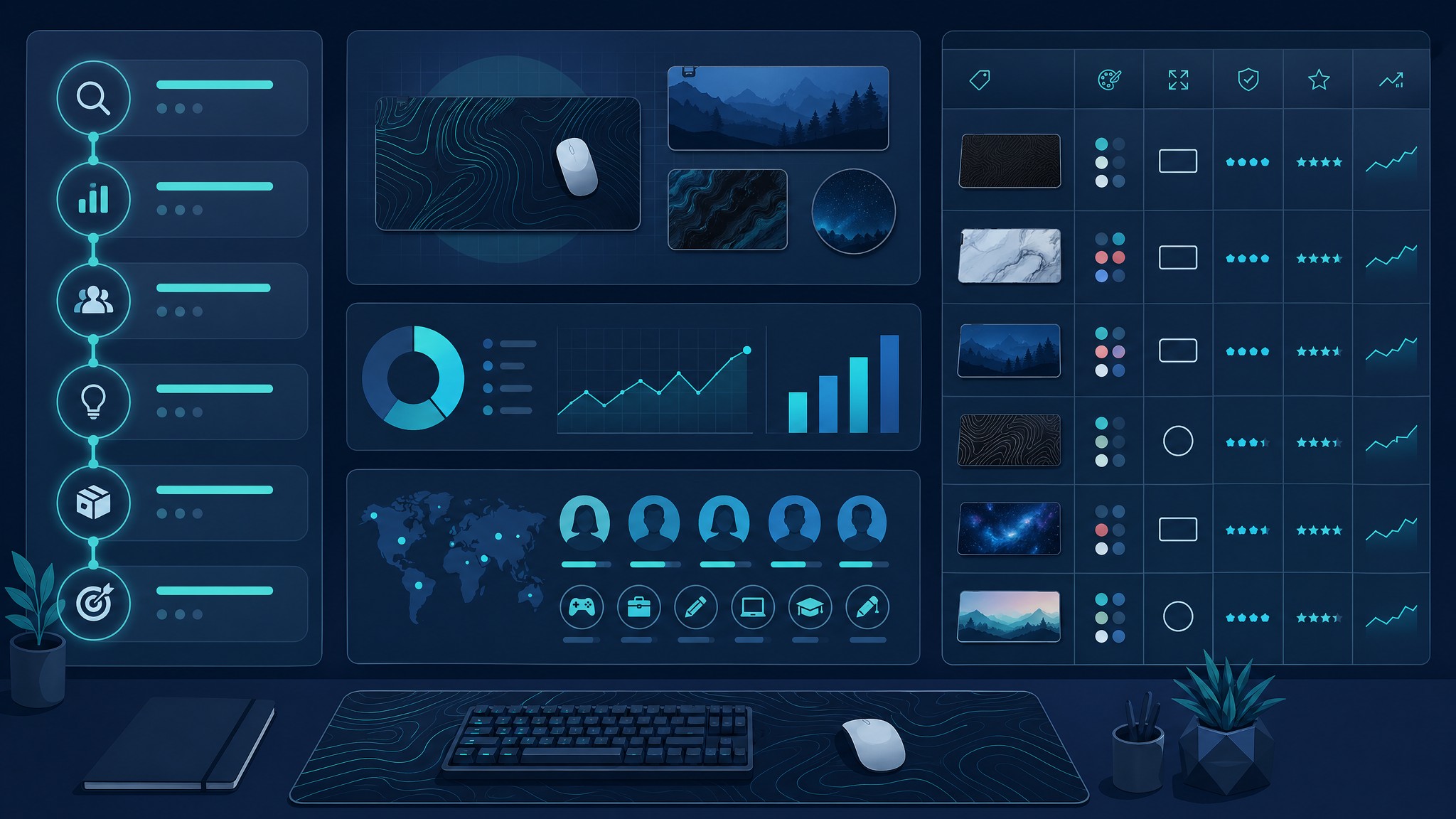 custom mouse pads niche research workflow for print on demand sellers