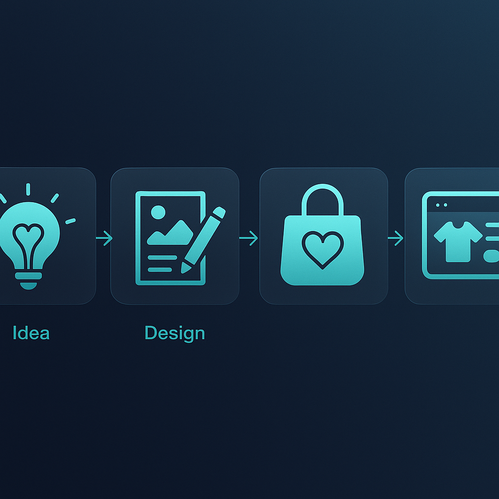 Dream AI for Etsy seller workflow concept illustration