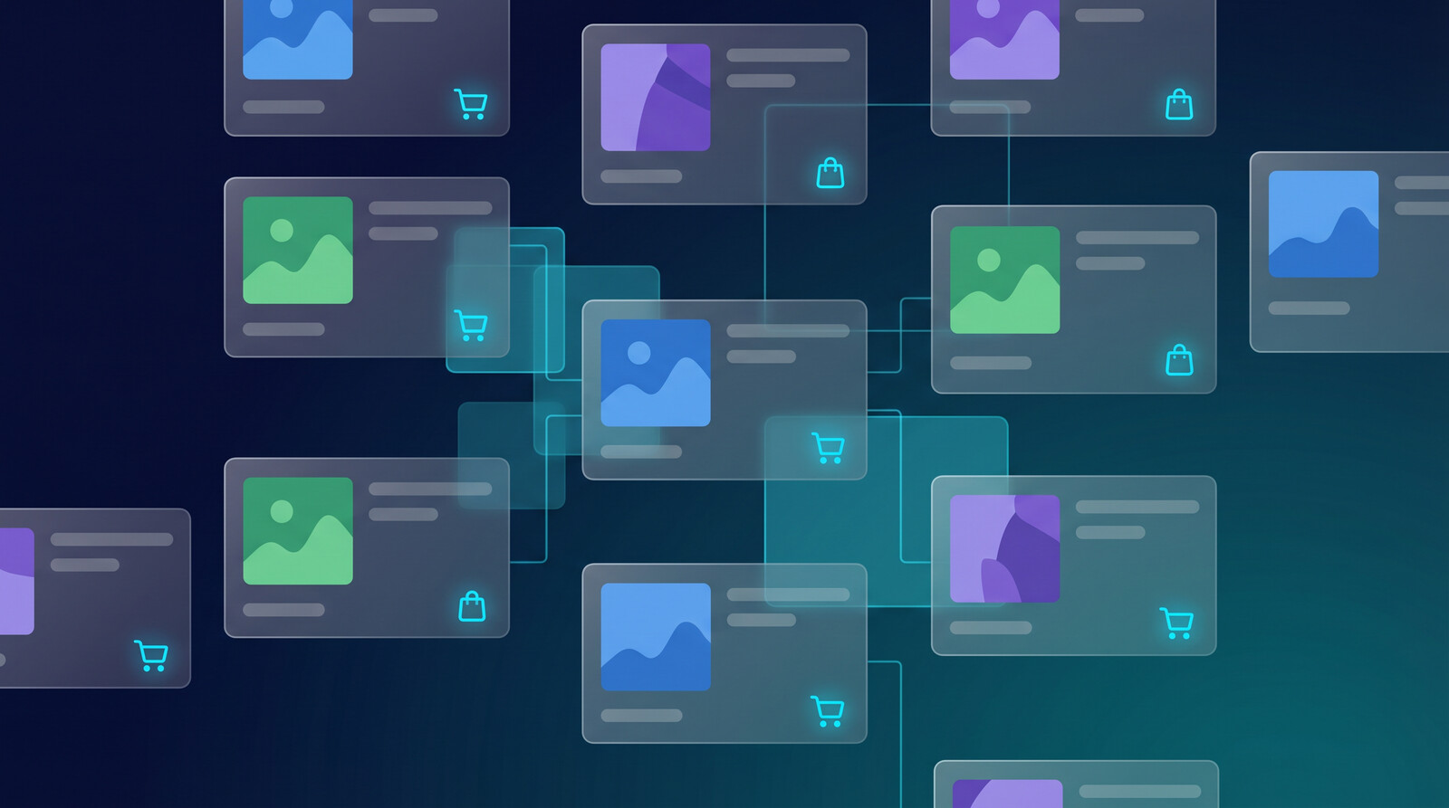 E-commerce product listing and storefront concept for seasonal sales