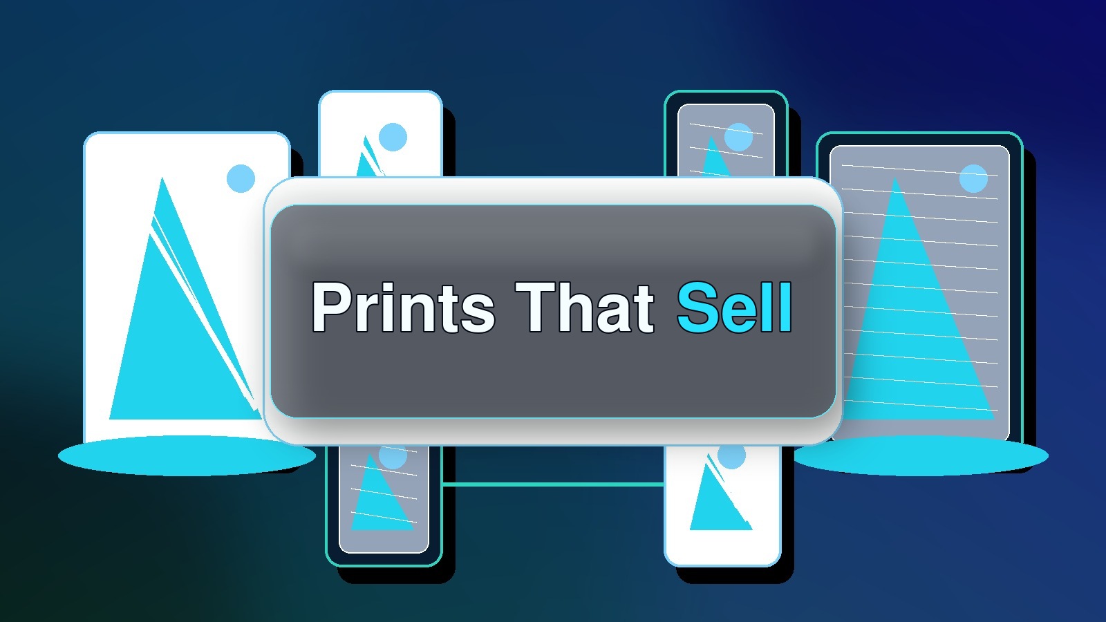 featured image for acrylic vs metal prints with Prints That Sell text