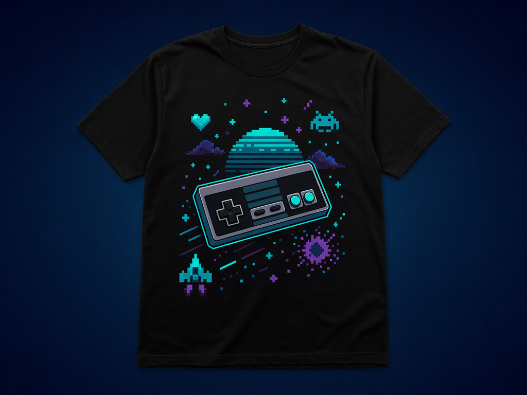 Gaming Dad Level Up fathers day t shirt designs with retro game controller