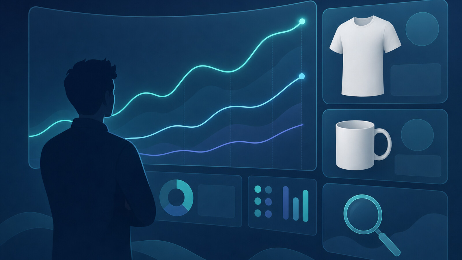 google trends for print on demand research workflow