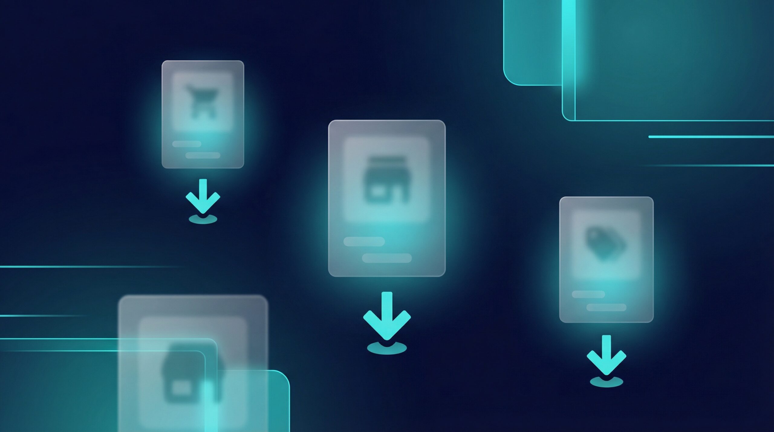 Digital storefront concept illustration