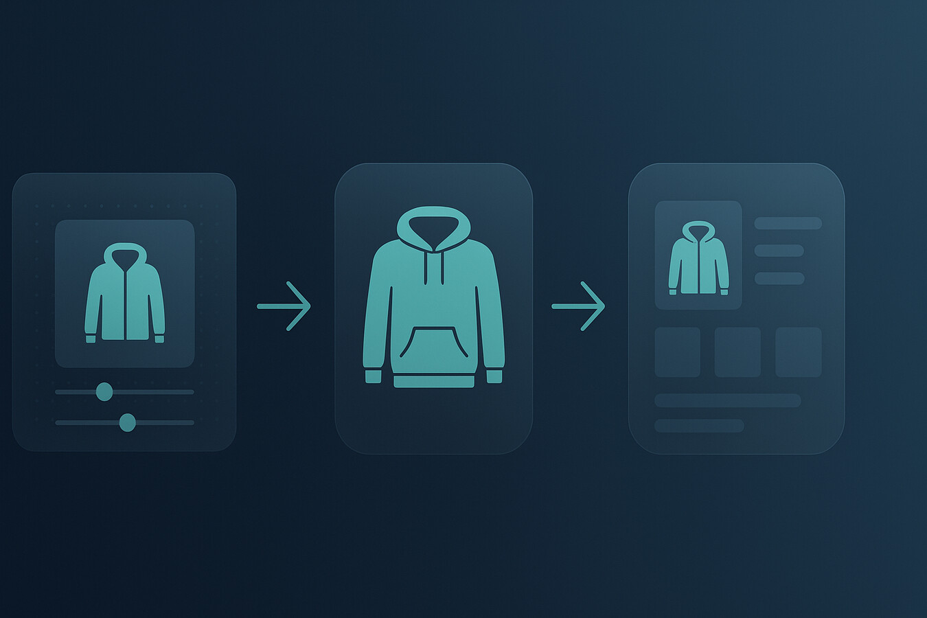 high speed hoodie listing workflow from design to published ecommerce catalog