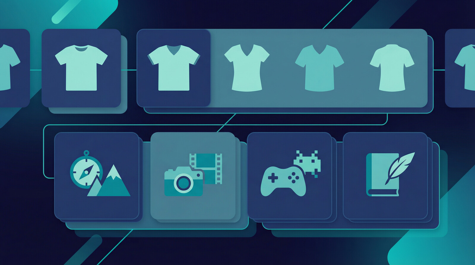 t shirt design ideas to sell organized by niche and buyer intent