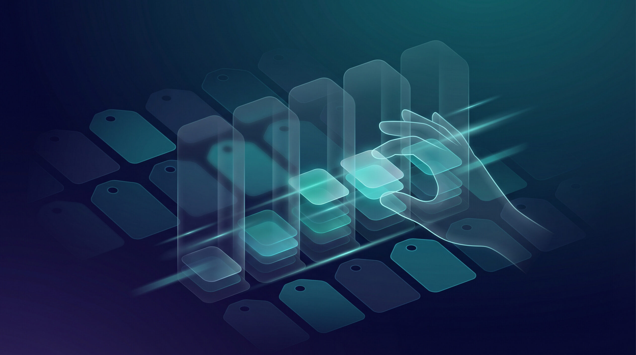 Seller organizing Etsy product tags into clusters