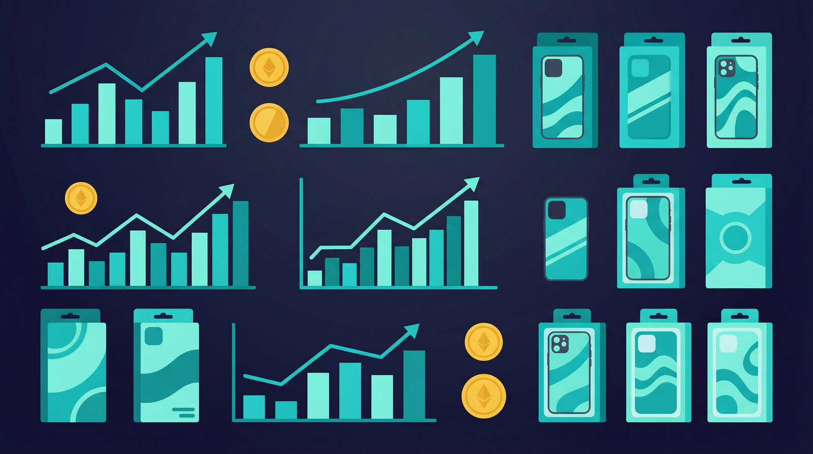 custom phone cases profit planning dashboard with pricing and margin analysis