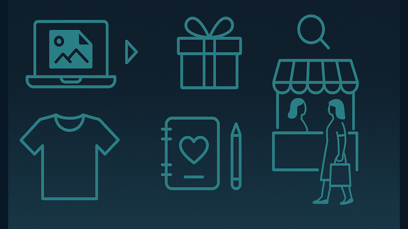 what to sell on Etsy top product categories illustration