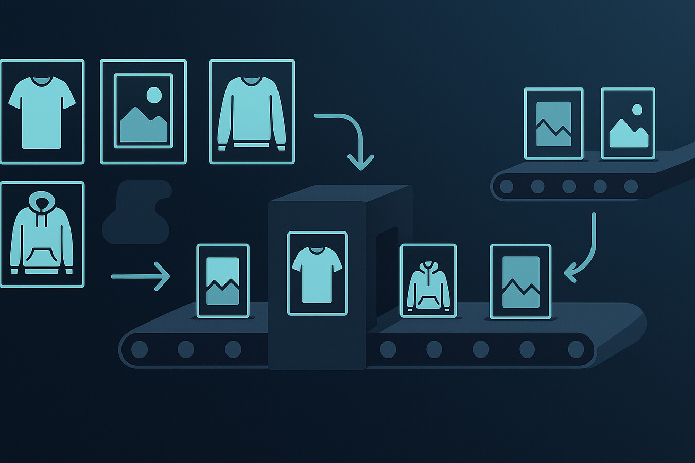 bulk listing and mockup creation workflow for print on demand sellers