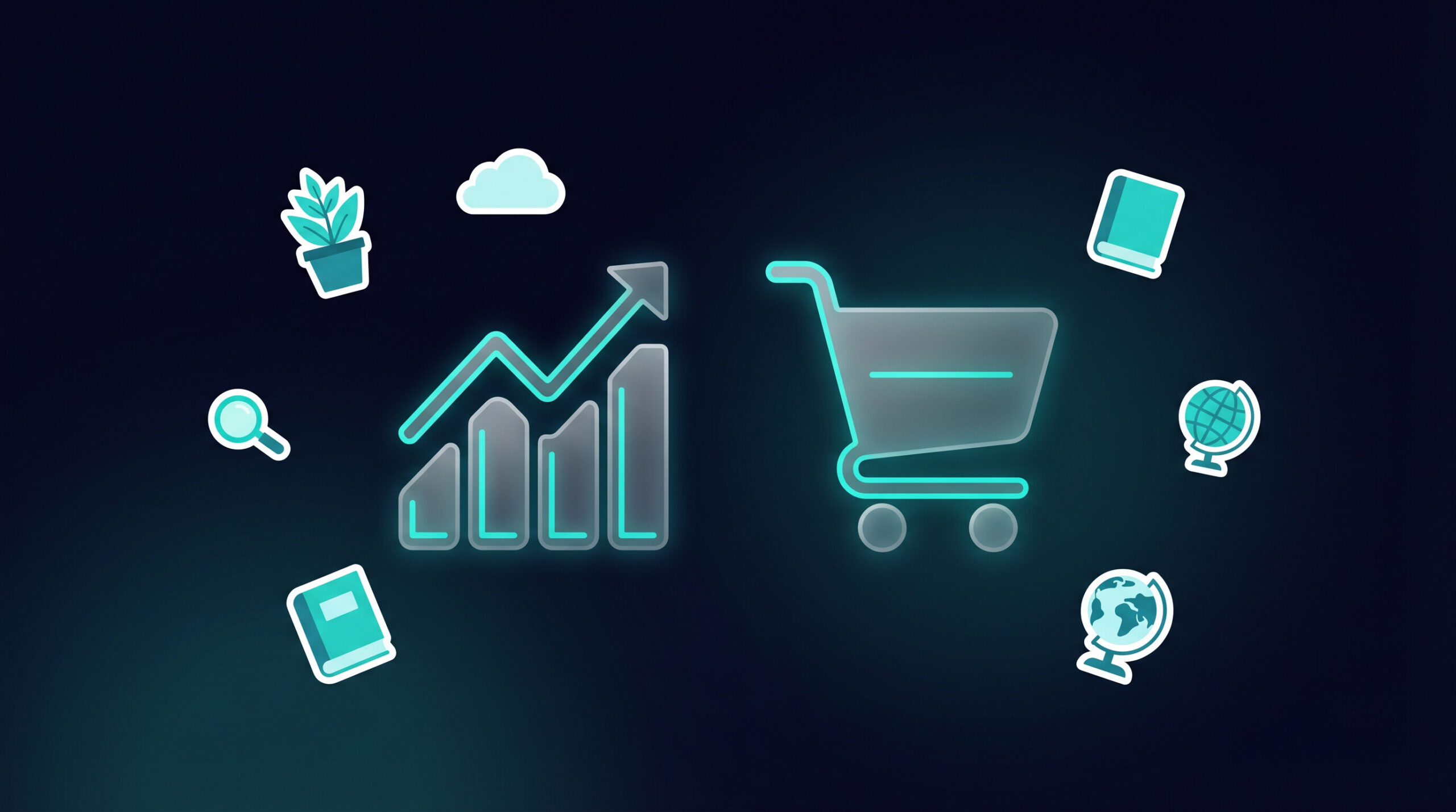 Growth chart showing print on demand sticker sales increasing
