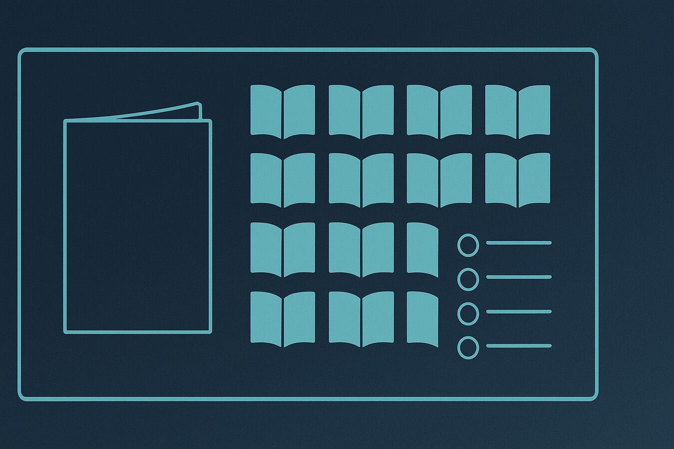 print on demand booklet layout planning workflow