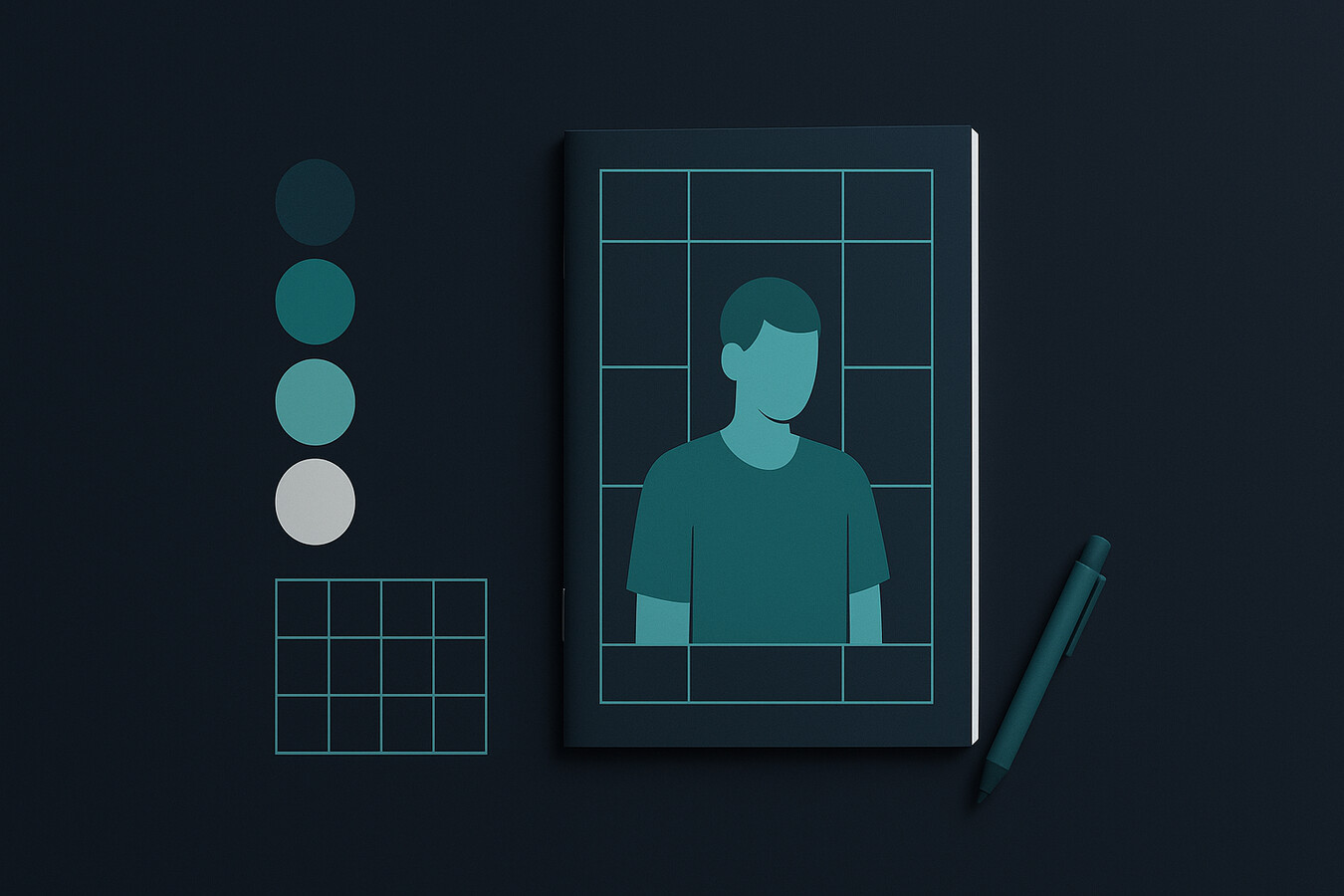 cover design process for print on demand booklet products