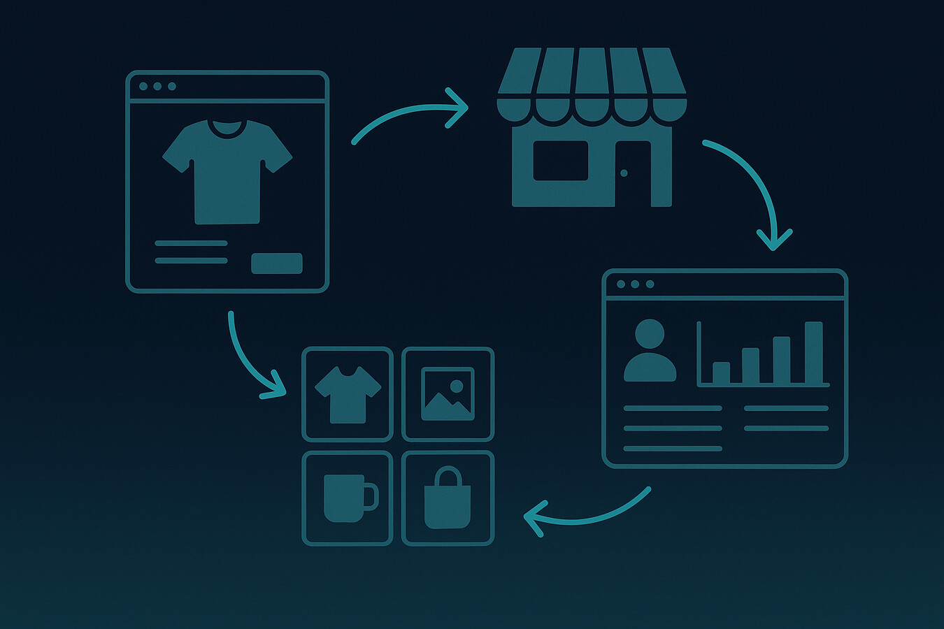 print on demand Etsy workflow for launching an online shop