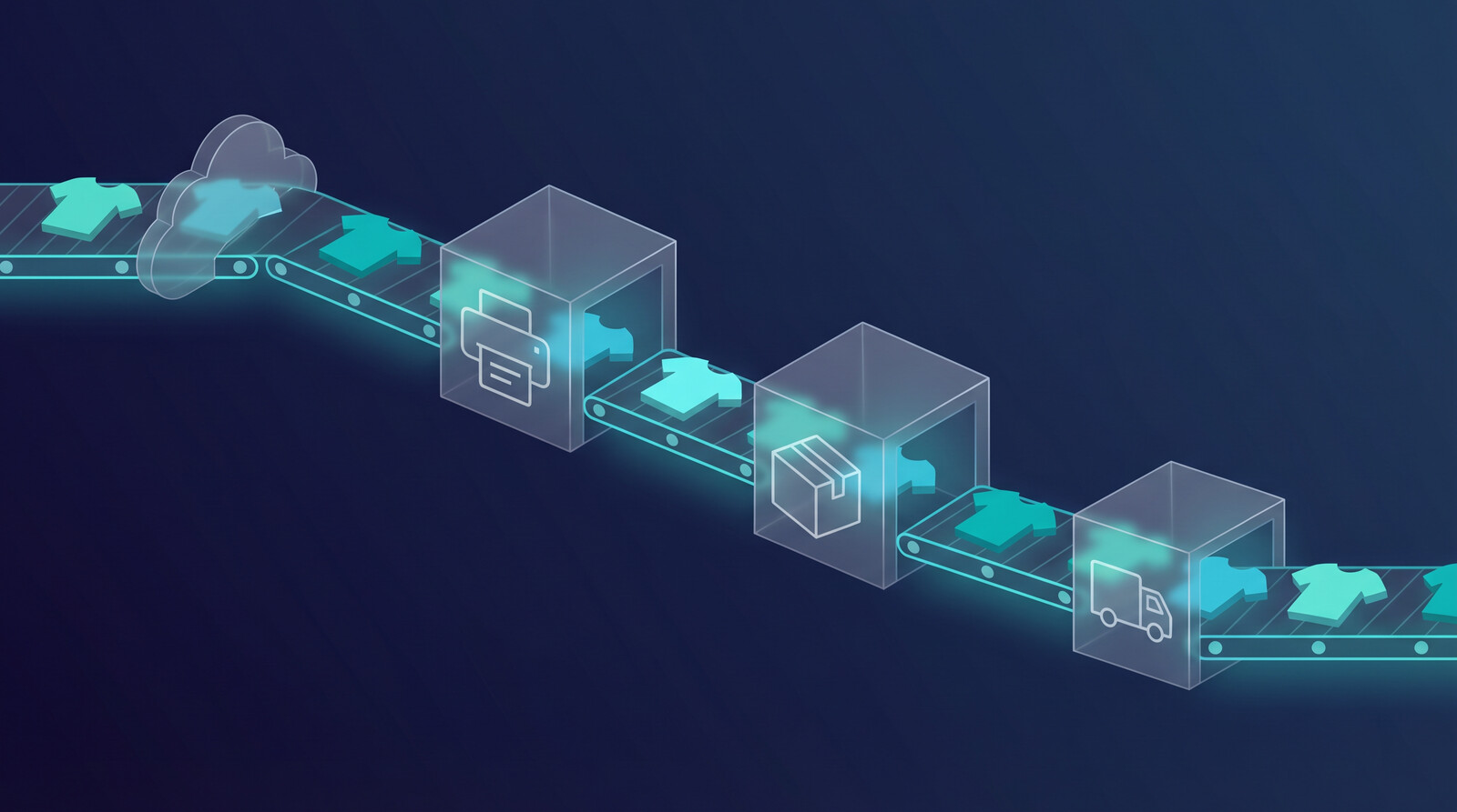 SPOD alternatives fulfillment pipeline illustration for print on demand sellers