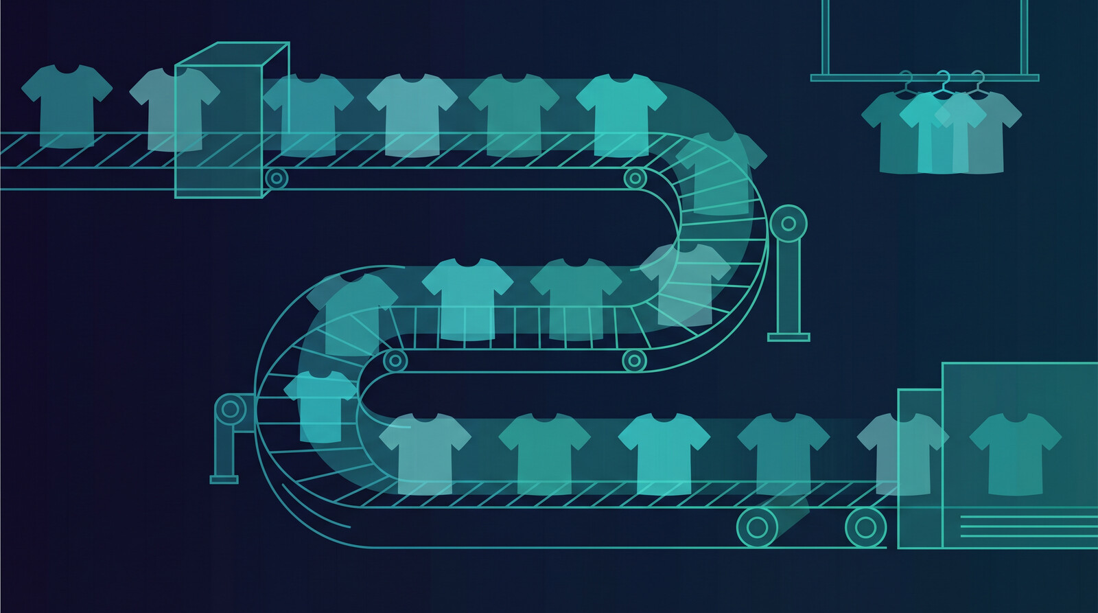 t shirt printing methods compared in a flat illustration