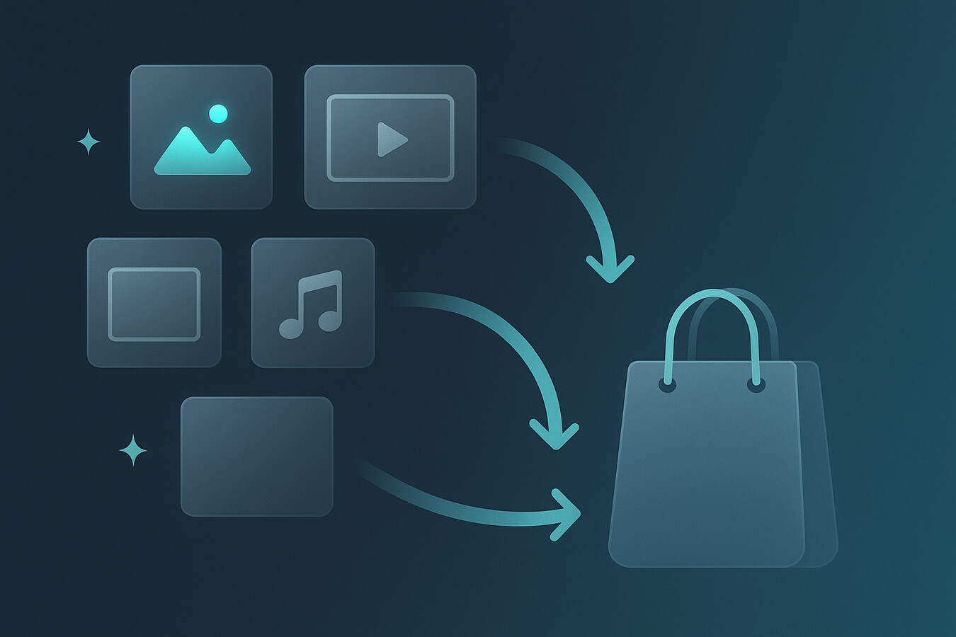 MyDesigns workflow for TikTok digital products content system