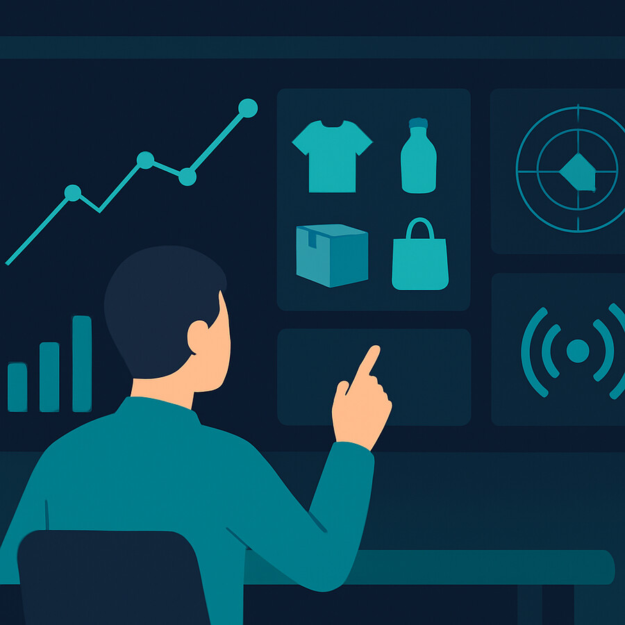 Seller validating trending t-shirt designs 2026 with dashboard research