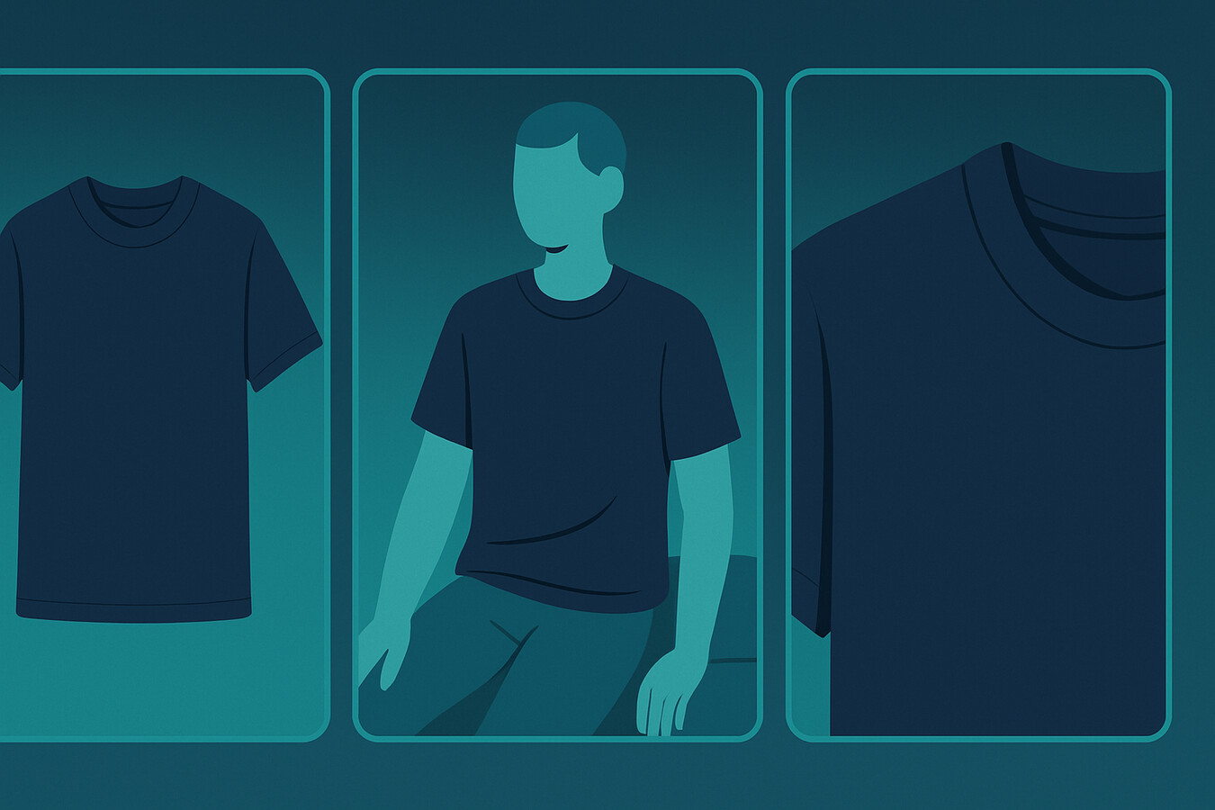 t shirt mockup generator creating multiple listing angles
