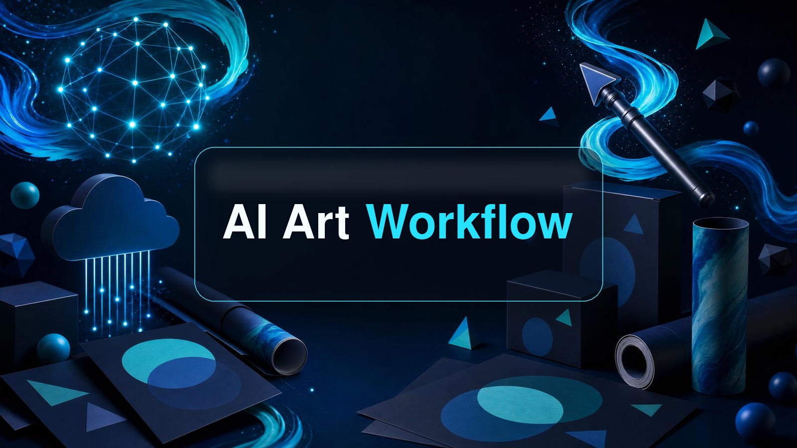 AI Art Workflow MyDesigns editorial cover for AI art generator print on demand workflow