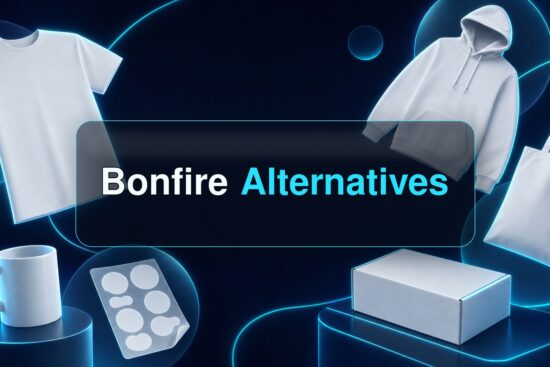 Bonfire Alternatives MyDesigns editorial cover for merch sellers