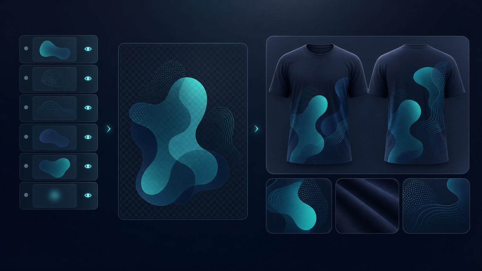 Canva t shirt design workflow with shirt mockups