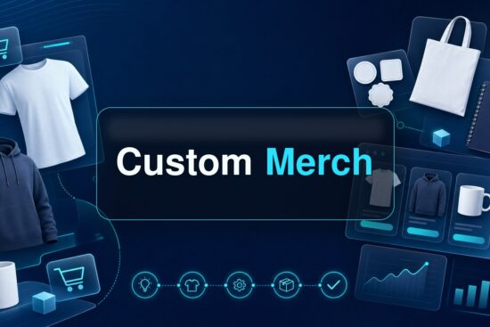 Custom Merch rich editorial cover