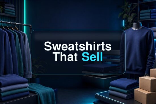 Sweatshirts That Sell MyDesigns editorial cover for custom sweatshirts